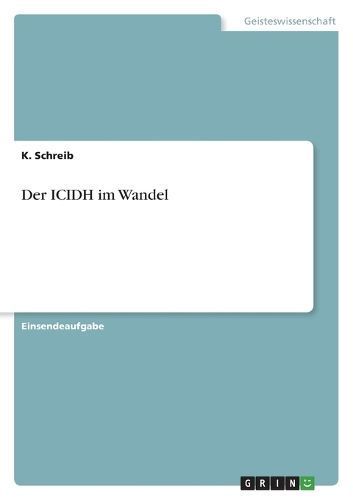 ICIDH im Wandel By Schreib 9783346814012 (Paperback)