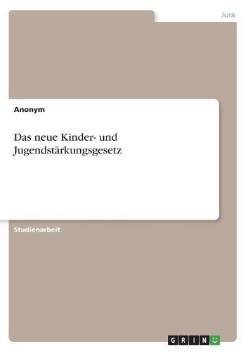 neue Kinder- und Jugendstärkungsgesetz By Anonymous 9783346833655