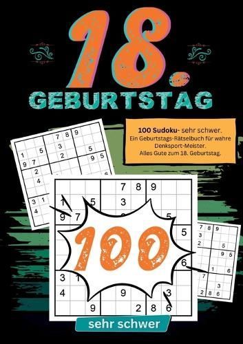 18. Geburtstag- Sudoku Geschenkbuch By Geburtstage Mit Sudoku