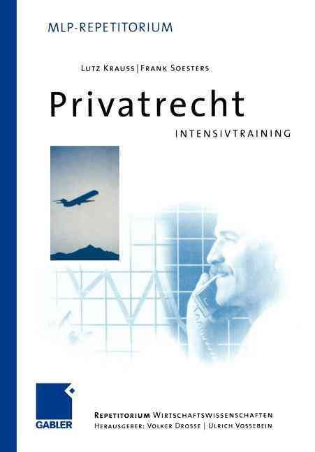 Privatrecht 9783409126236 (Paperback)