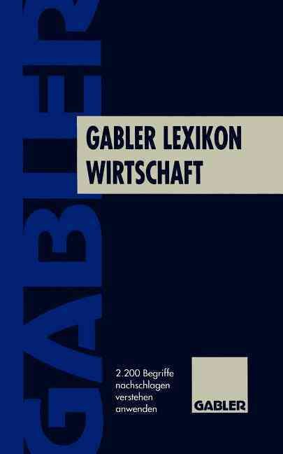 Gabler Lexikon Wirtschaft By Ute Arentzen, Ulrike Lörcher (Paperback)