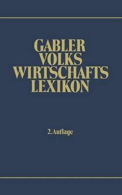 Gabler Volkswirtschafts Lexikon By Volker Häfner 9783409991827