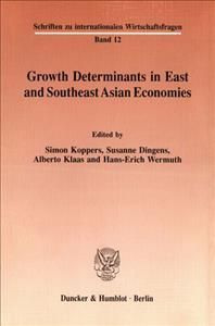 Growth Determinants in East and Southeast Asian Economies (Paperback)