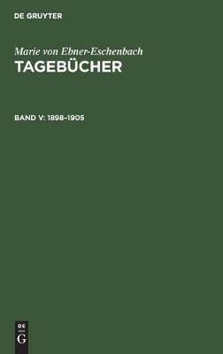 1898-1905 By Polheim, Karl Konrad 9783484106024 (Hardback)