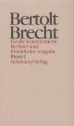 Brecht, B: Werke. Große kommentierte Berliner und Frankfurte