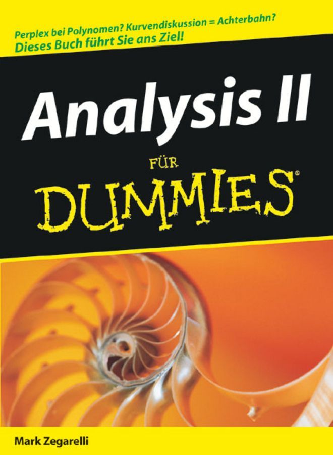 Analysis II Für Dummies 9783527705092 (Paperback)