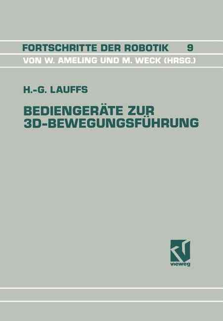 Bediengeräte Zur 3D-Bewegungsführung By Hans-Georg Lauffs