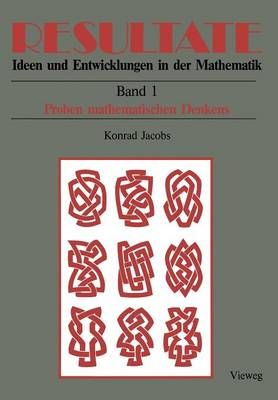 Proben Mathematischen Denkens By Konrad Jacobs 9783528089801