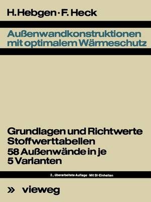 Auenwandkonstruktionen Mit Optimalem Wärmeschutz 9783528188429