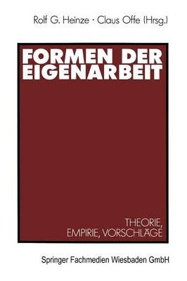 Formen Der Eigenarbeit 9783531121642 (Paperback)