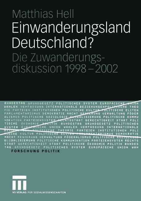 Einwanderungsland Deutschland? By Matthias Hell 9783531146454