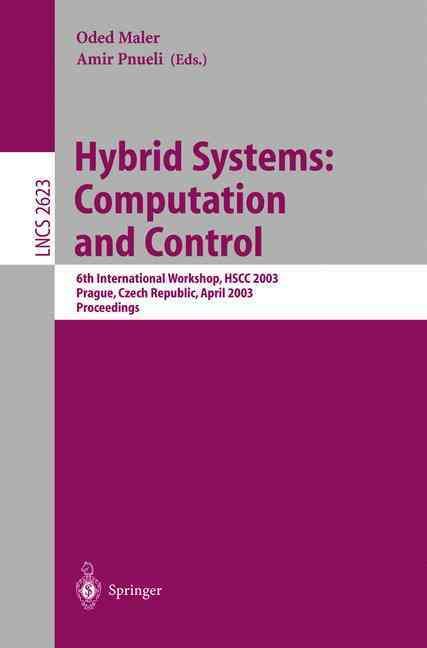 Hybrid Systems By HSCC (Conference), O. Maler, Amir Pnueli (Paperback)