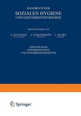 Handbuch Der Sozialen Hygiene Und Gesundheitsfürsorge 9783540010357