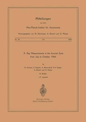 X-Ray Measurements in the Auroral Zone from July to October 1964