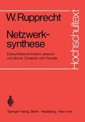 Netzwerksynthese By W. Rupprecht 9783540055297 (Paperback)