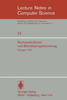 Rechnerstrukturen Und Betriebsprogrammierung 9783540068150 (Paperback)