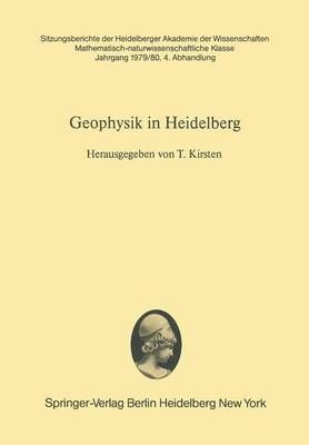 Geophysik in Heidelberg Sitzungsber.Heidelberg 79/80 9783540099024