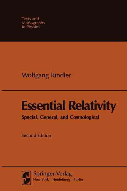 Essential Relativity : Special, General, and Cosmological (Paperback)