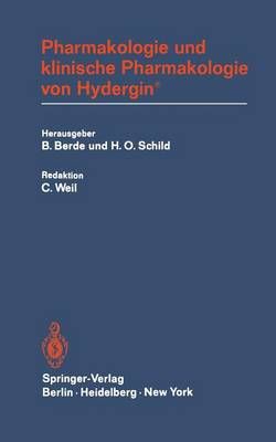 Pharmakologie Und Klinische Pharmakologie Von Hydergin¬ 9783540103684