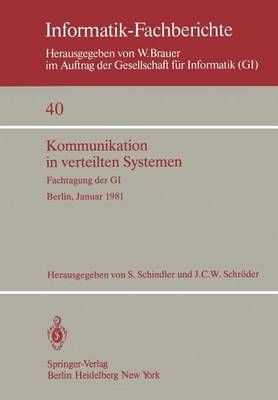 Kommunikation in Verteilten Systemen 9783540106180 (Paperback)