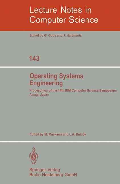 Operating Systems Engineering 9783540116042 (Paperback)