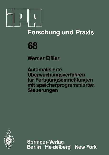 Automatisierte Überwachungsverfahren Für Fertigungseinrichtungen Mit Speicherprogrammierten Steuerungen