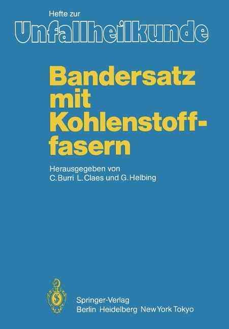 Bandersatz Mit Kohlenstoffasern 9783540154327 (Paperback)