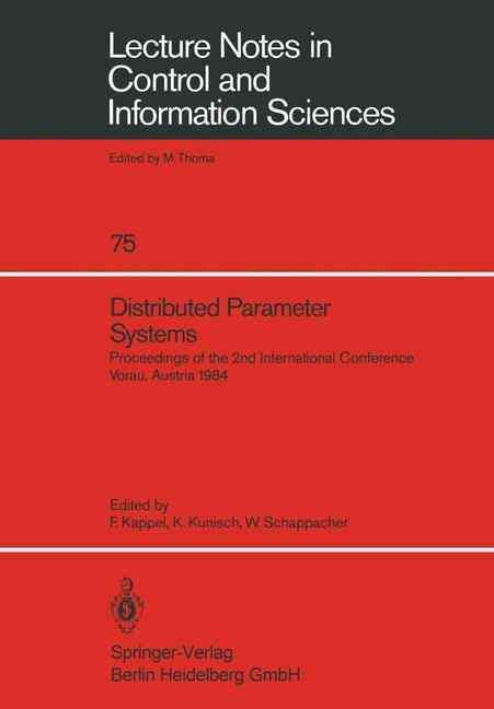 Distributed Parameter Systems 9783540158721 (Paperback)