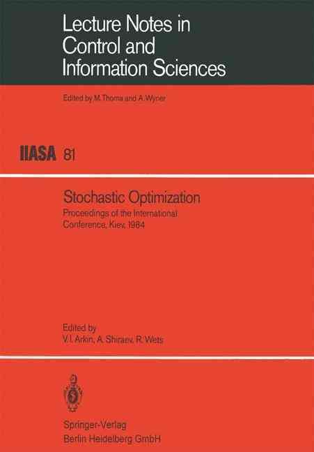 Stochastic Optimization 9783540166597 (Paperback)