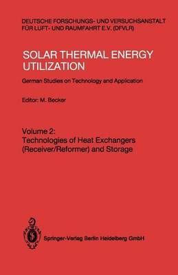 Solar Thermal Energy Utilization By Manfred Becker (editor)
