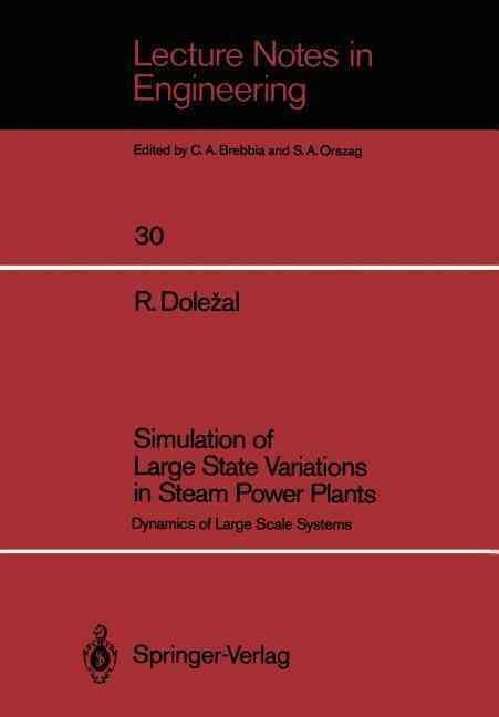 Simulation of Large State Variations in Steam Power Plants (Paperback)