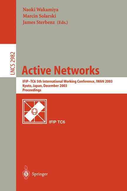Active Networks 9783540212508 (Paperback)