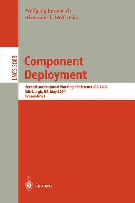 Component Deployment 9783540220596 (Paperback)