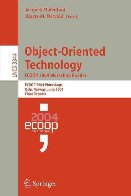 Object-Oriented Technology 9783540239888 (Paperback)