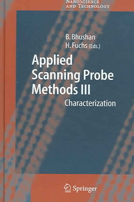 Applied Scanning Probe Methods III By Bharat Bhushan, H. O. Fuchs