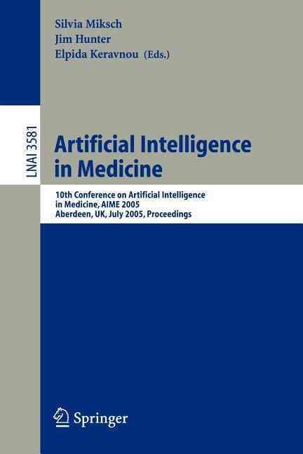 Artificial Intelligence in Medicine Lecture Notes in Artificial Intelligence