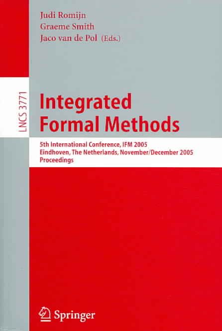 Integrated Formal Methods 9783540304920 (Paperback)
