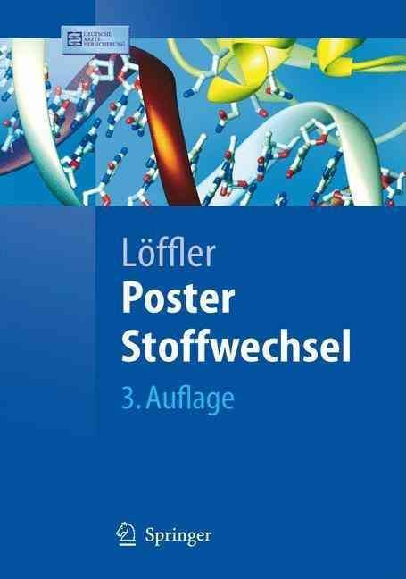 Poster Stoffwechsel By Georg Löffler 9783540325598 (Poster)