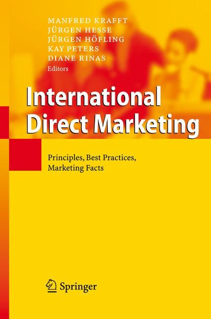 International Direct Marketing By Manfred Krafft 9783540396314
