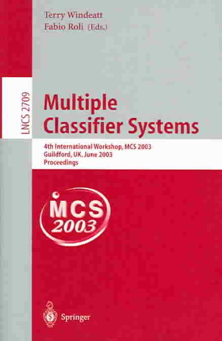 Multiple Classifier Systems 9783540403692 (Paperback)