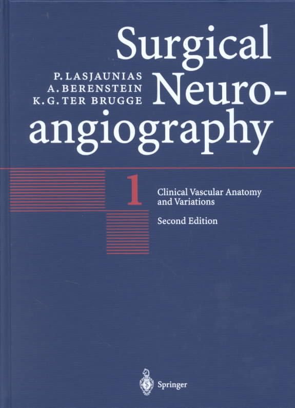 Surgical Neuroangiography 9783540412045 (Hardback)