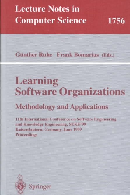 Learning Software Organizations 9783540414308 (Paperback)