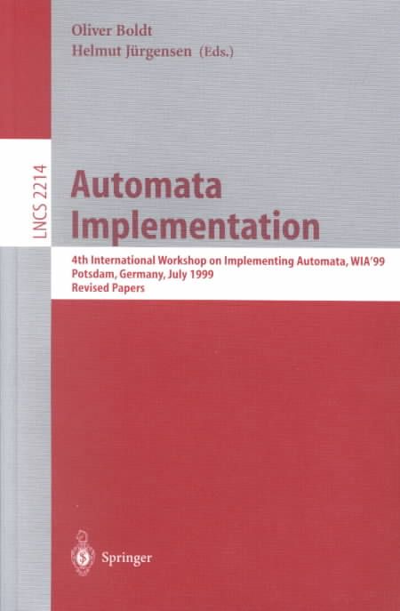 Automata Implementation 9783540428121 (Paperback)