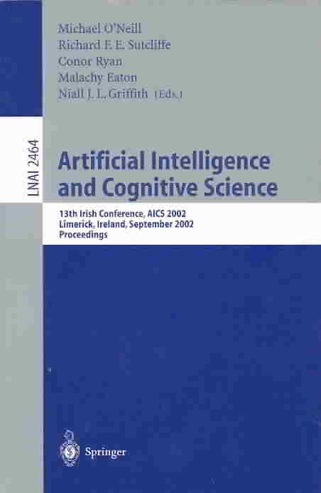 Artificial Intelligence and Cognitive Science 9783540441847