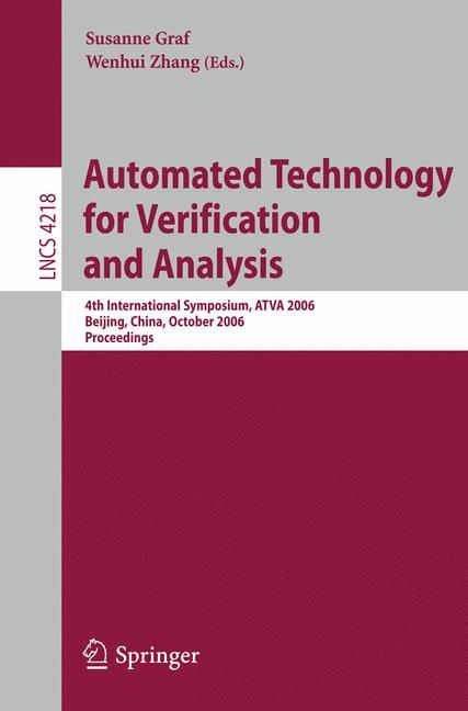 Automated Technology for Verification and Analysis 9783540472377