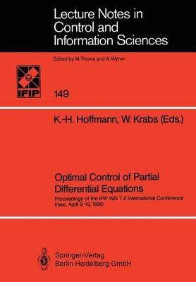 Optimal Control of Partial Differential Equations: Proceedings of the Ifip Wg 7.2 International Conference Irsee, April 9 12, 1990
