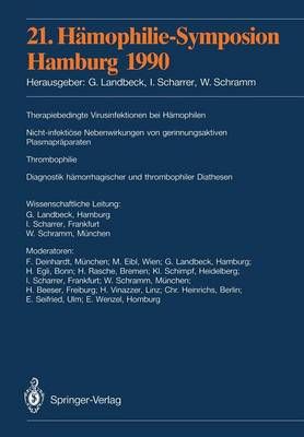 21. Hämophilie-Symposion 9783540542568 (Paperback)