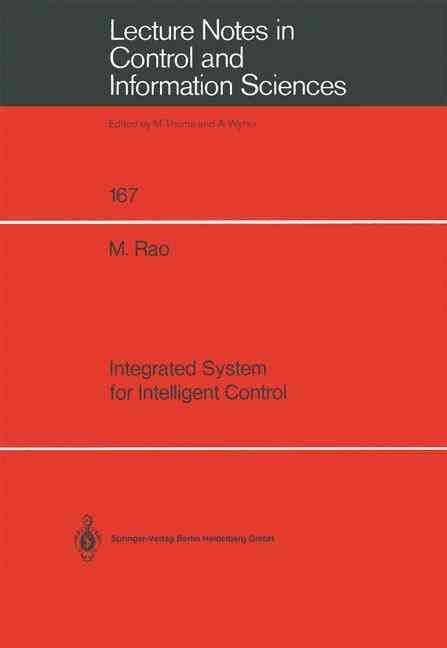 Integrated System for Intelligent Control By Ming Rao 9783540549130