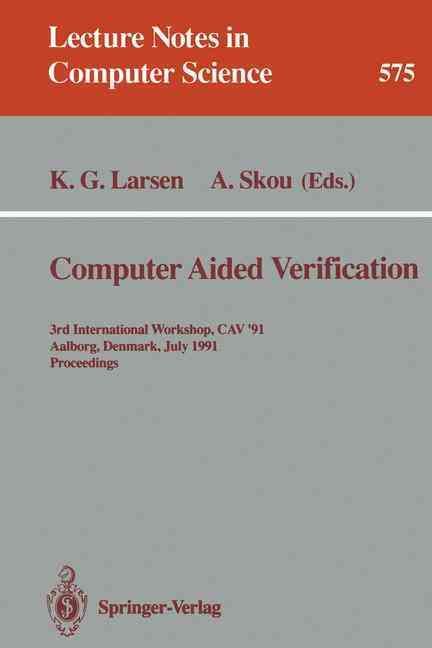 Computer Aided Verification 9783540551799 (Paperback)