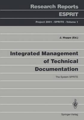 Integrated Management of Technical Documentation Project 2001.SPRITE